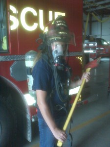 Mary at the Fire House